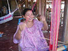 Wayuu India Working in the mochila strap