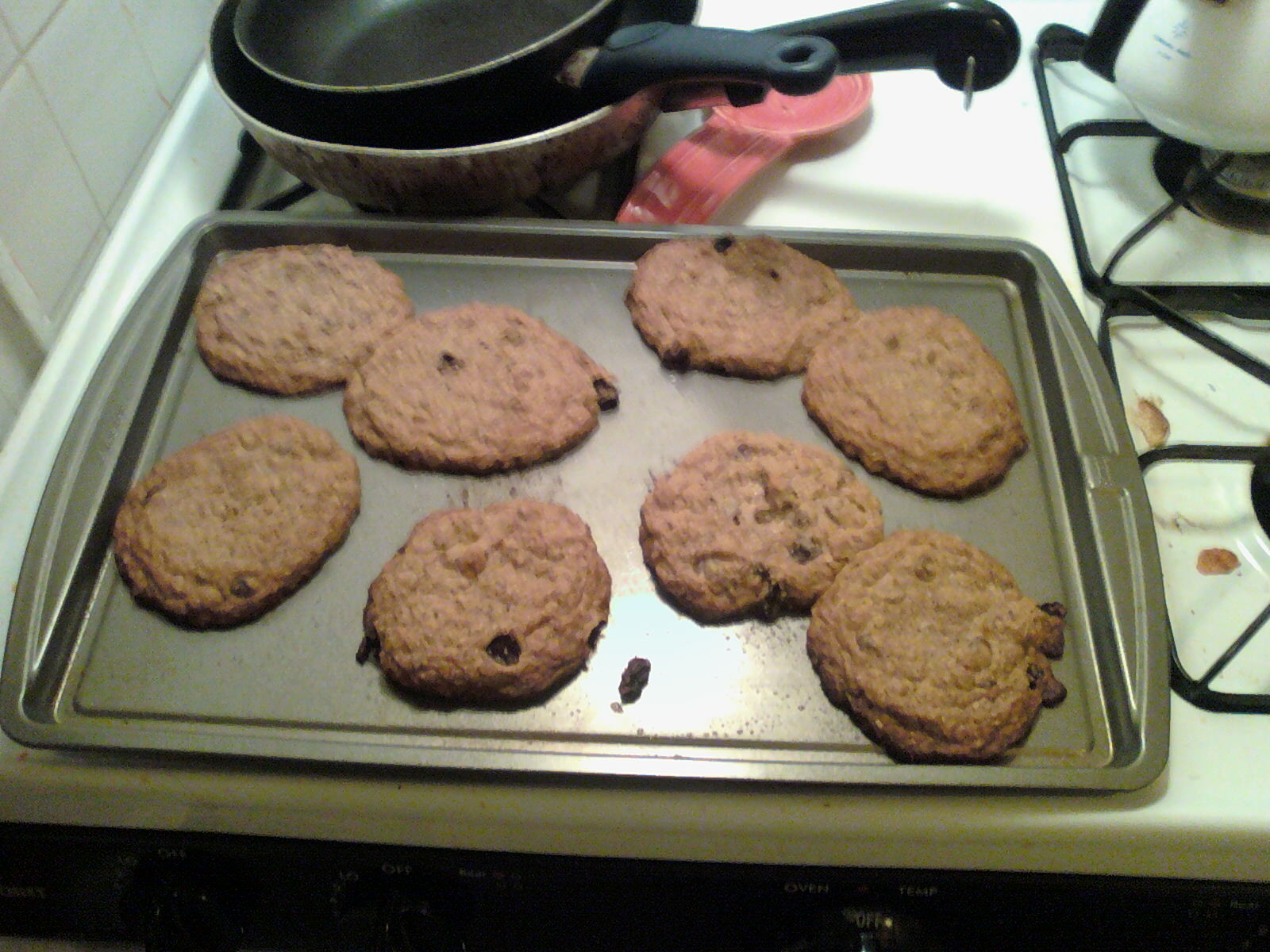 No Oven, Will Bake Alton Brown's Oaty Oatmeal Cookies