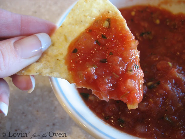Quick Salsa With Chips