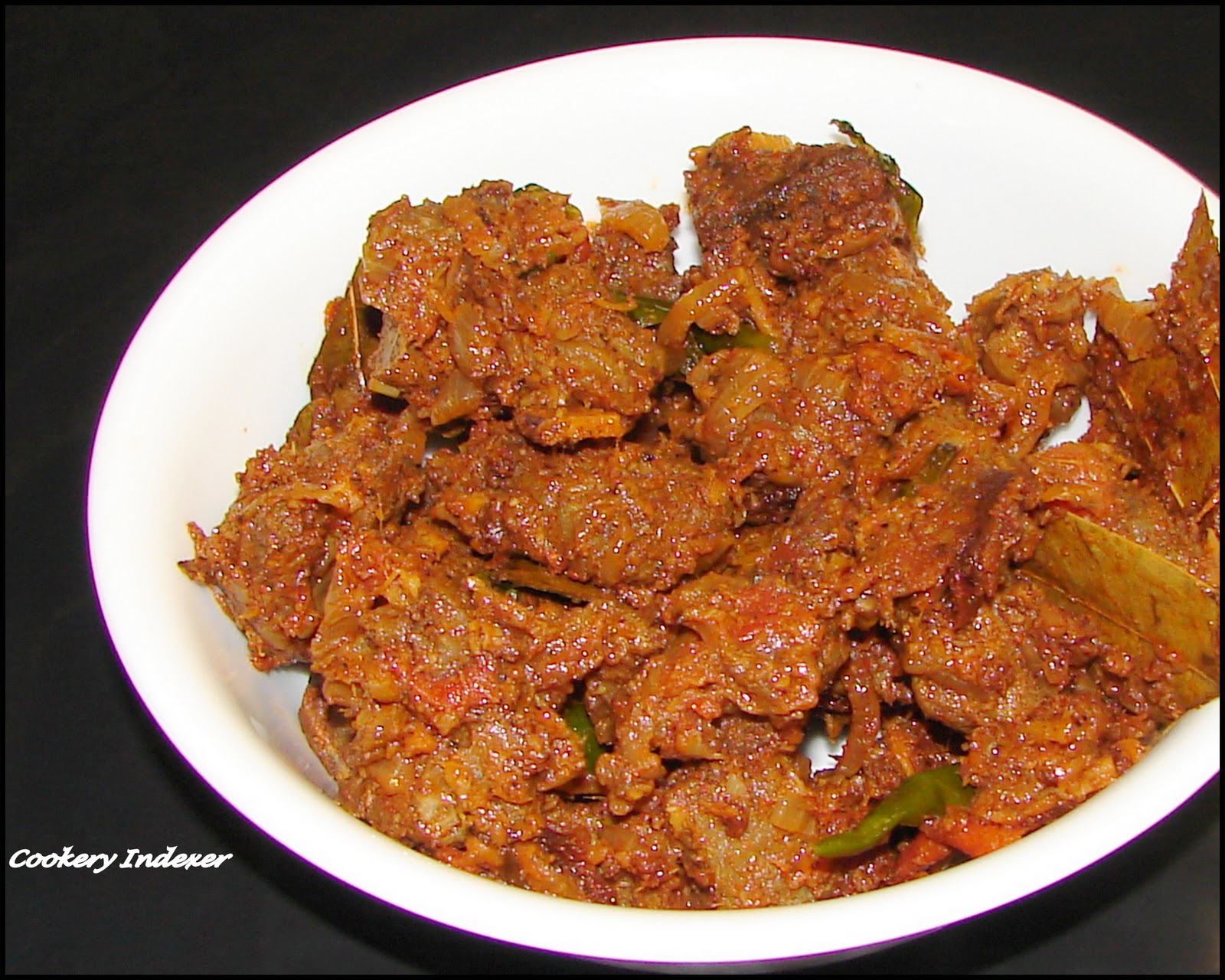 ! Regional Indian Cuisine Blogroll ! Beef Ularthiyathu (Kerala Style