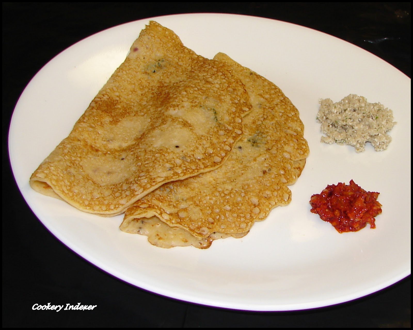 ! Regional Indian Cuisine Blogroll ! Wheat Dosa / Crepe (Gothambu Dosa)