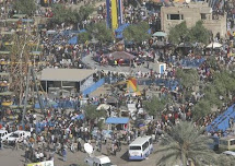 THOUSANDS Celebrate In Baghdad As Violence Falls