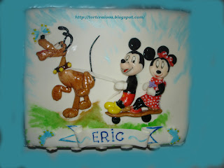 Tort Mickey Mouse, Minnie si Pluto (Mickey Mouse, Minnie & Pluto Cake)