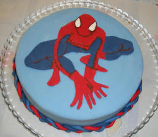 Örümcek Adam Pasta Modelleri - Spiderman Konseptli Doğum 