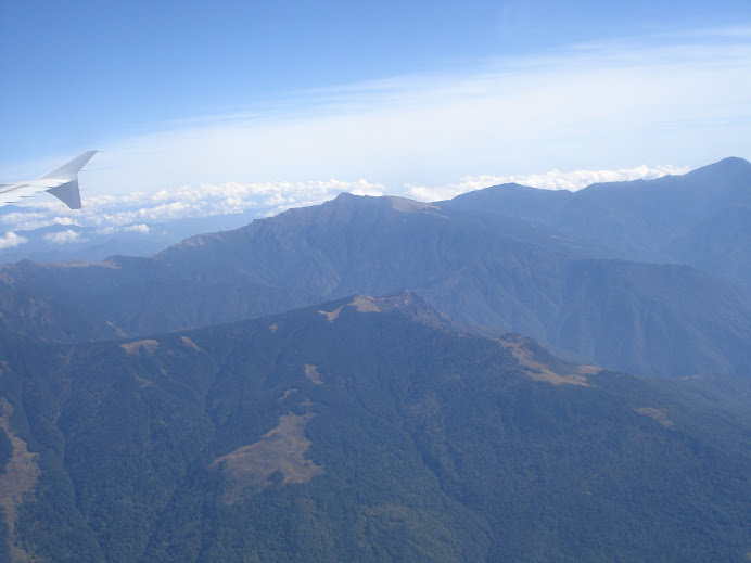 View of Bhutanese mountains