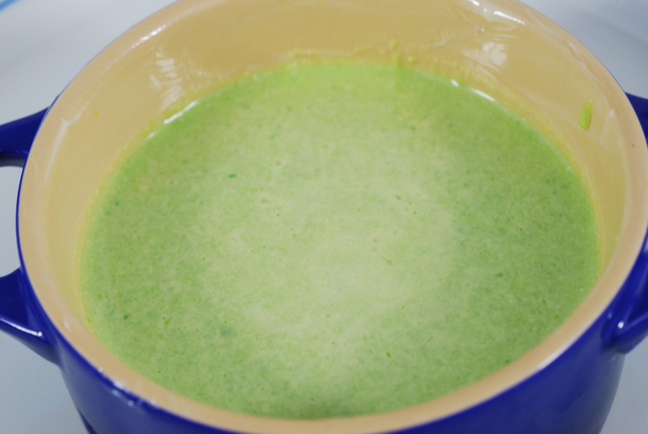 Spring Flan Know Whey: Spring Pea Flan