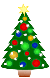 tree christmas animated clipart email signature