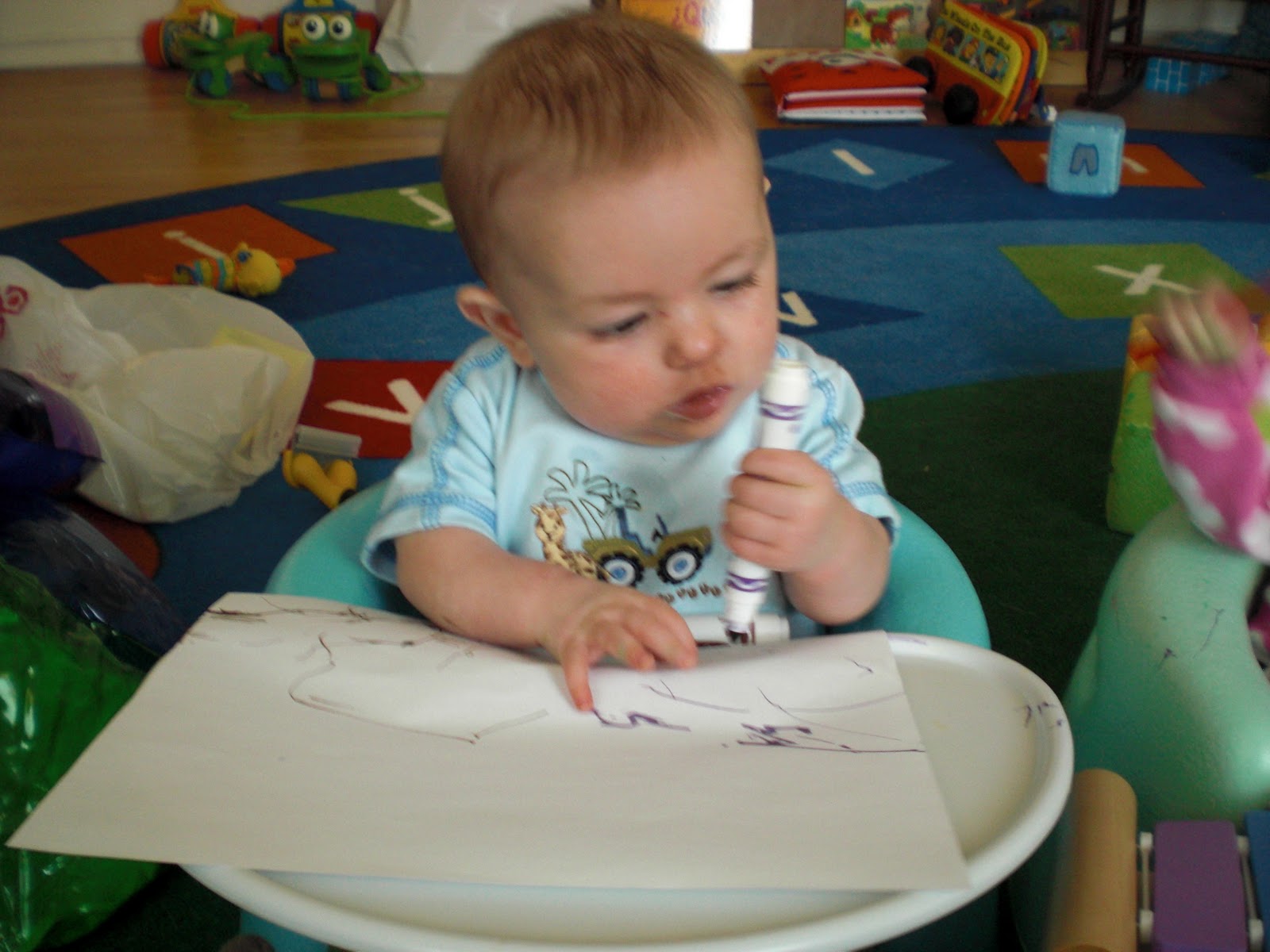 Parenting with Research Art with babies