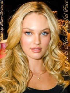 Candice Swanepoel Long Blonde Wavy Hairstyle