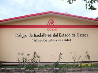 COBAO PL. 47: Colegio de Bachilleres del Estado de Oaxaca 