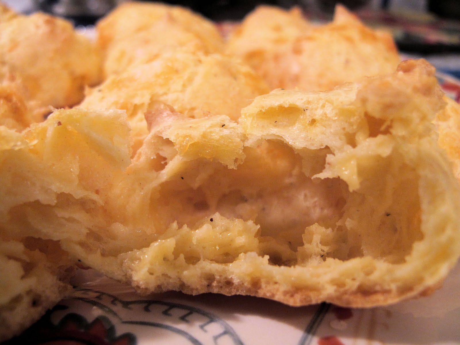 Cheese us, Christ! Cheddar Cheese Puffs