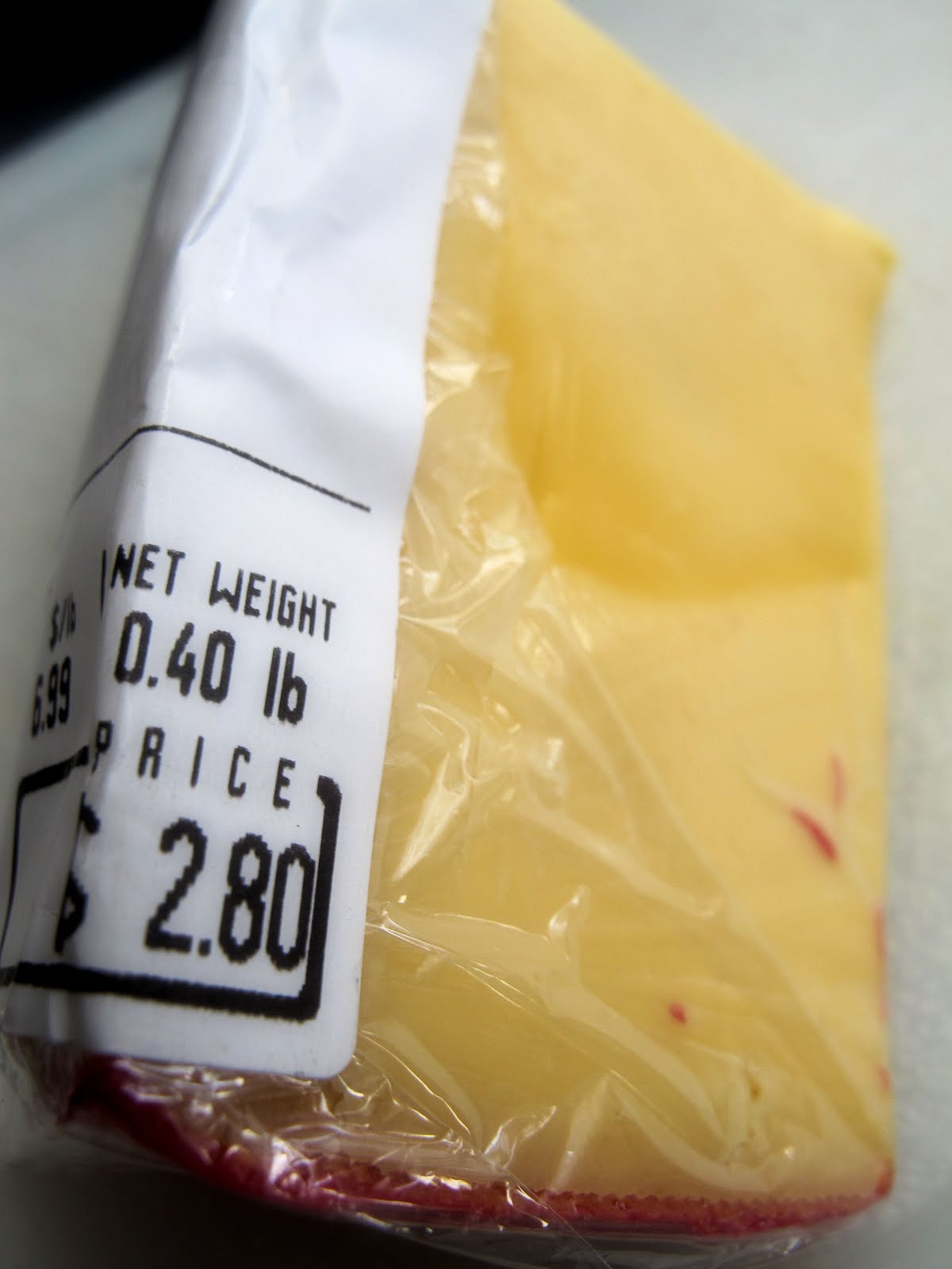 Cheese us, Christ! panko crusted eggplant stacks with red wax gouda