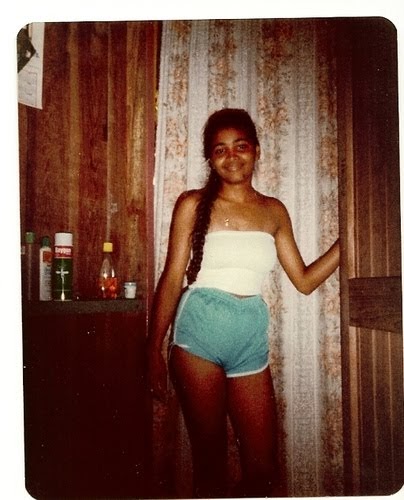 My Mom, the Style Icon: Short shorts and tube tops