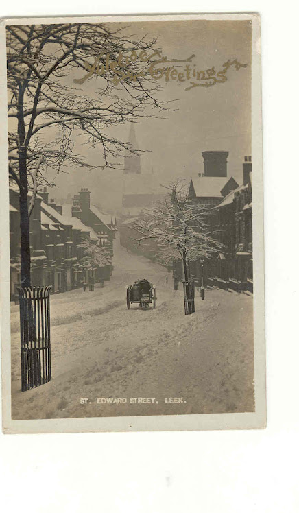 St Edward St in the snow