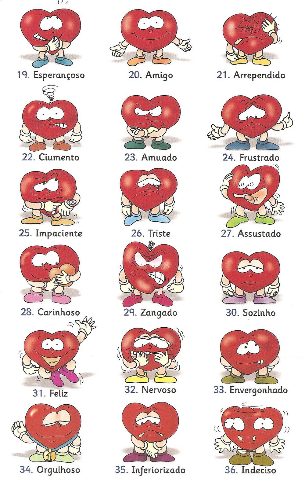 Sentimentalista: Sentimentos