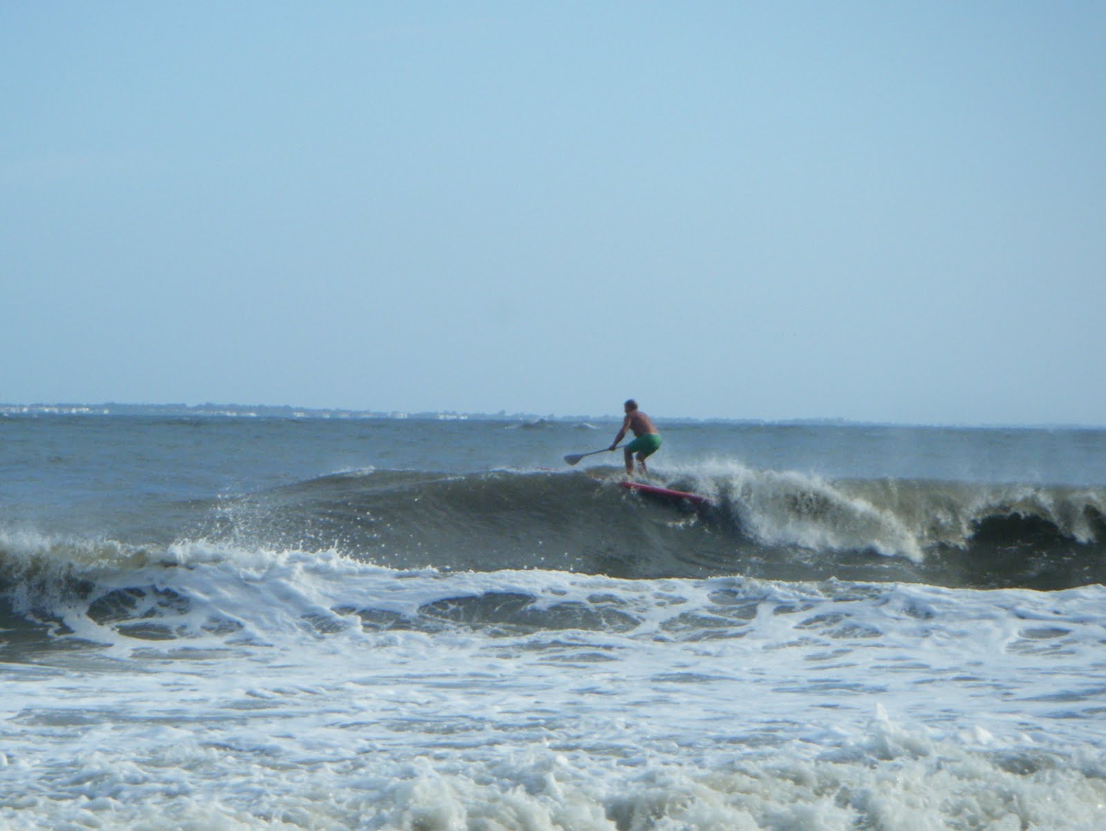 Atlantic Paddle Surfing Tower Beach Sea Pines Session