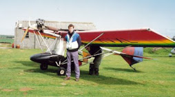 A trial flight in a Thruster, when I was 28, c.1991