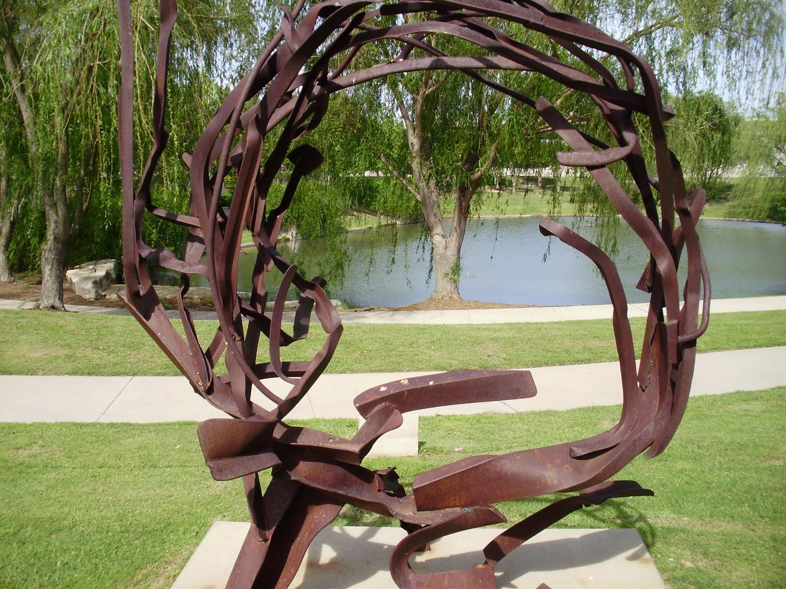 Life at 55 mph Texas Sculpture Garden in Frisco, Texas (click here for