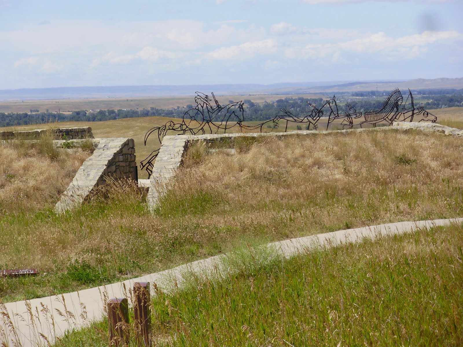 Life at 55 mph Little Bighorn Battlefield National Monument in Crow