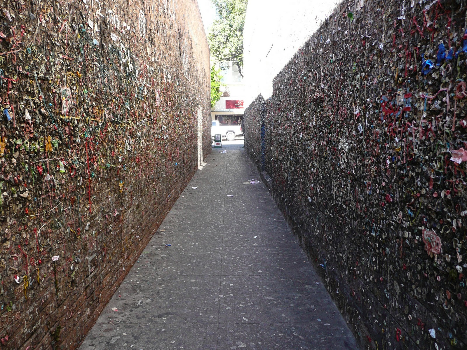Life at 55 mph Bubble Gum Alley in San Luis Obispo, California (click here for more info)