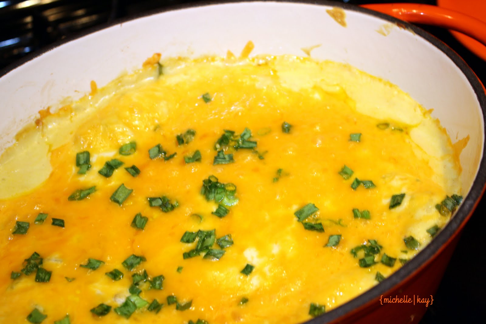 I'm Just Playing with Food! Dutch Oven Chicken Enchiladas