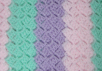 Baby Blankets By Florence: Slanted Shell Version 1
