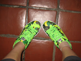 Neon Green Puma Tennis Shoes