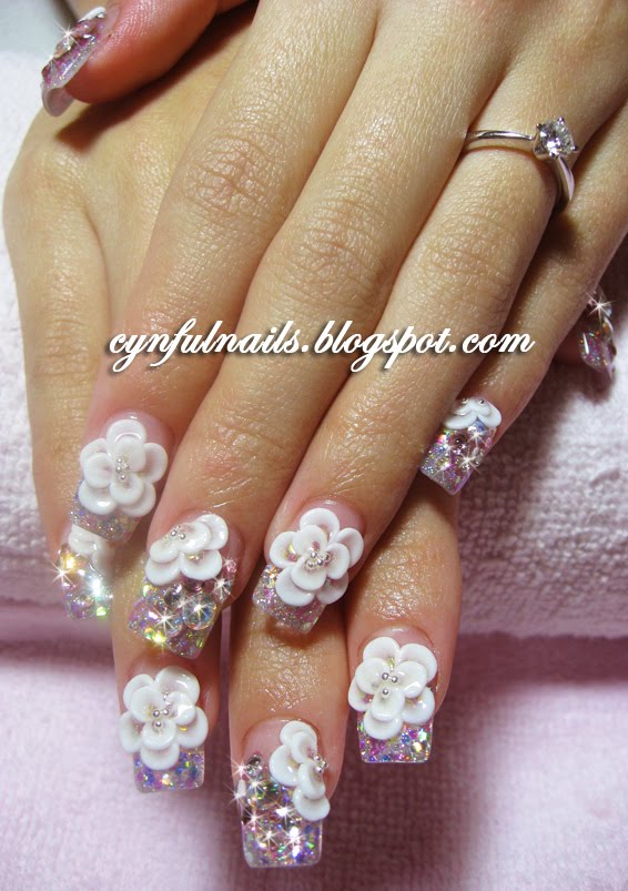 Cynful Nails: Bridal gel nails!