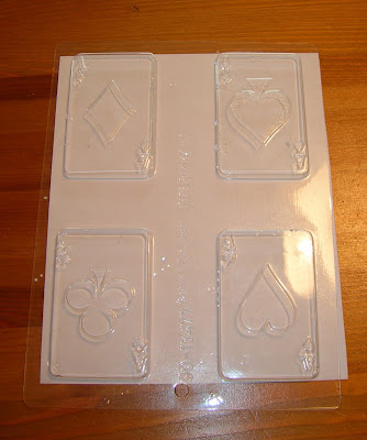 playing card candy mold