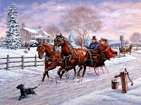 sleigh ride wallpaper