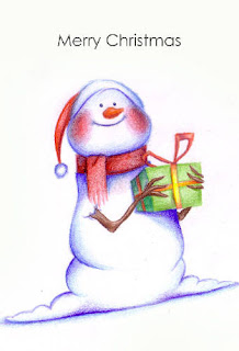 printable snowman christmas wishes