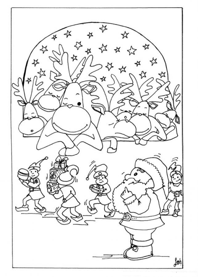Funny Christmas Coloring Pages | Learn To Coloring