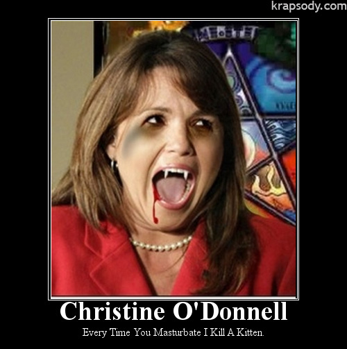 Christine O'Donnell Evile