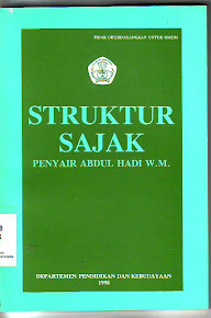 Struktur Sajak Abdul Hadi W.M.