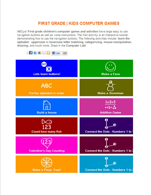 Abcya Fifth Grade Computers : First Grade ABCya Activity - CES Computer