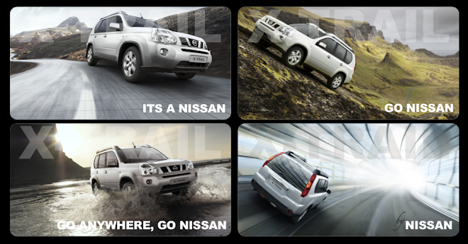 X-TRAIL DISPLAY DEALERSHIP POSTERS (proposals)