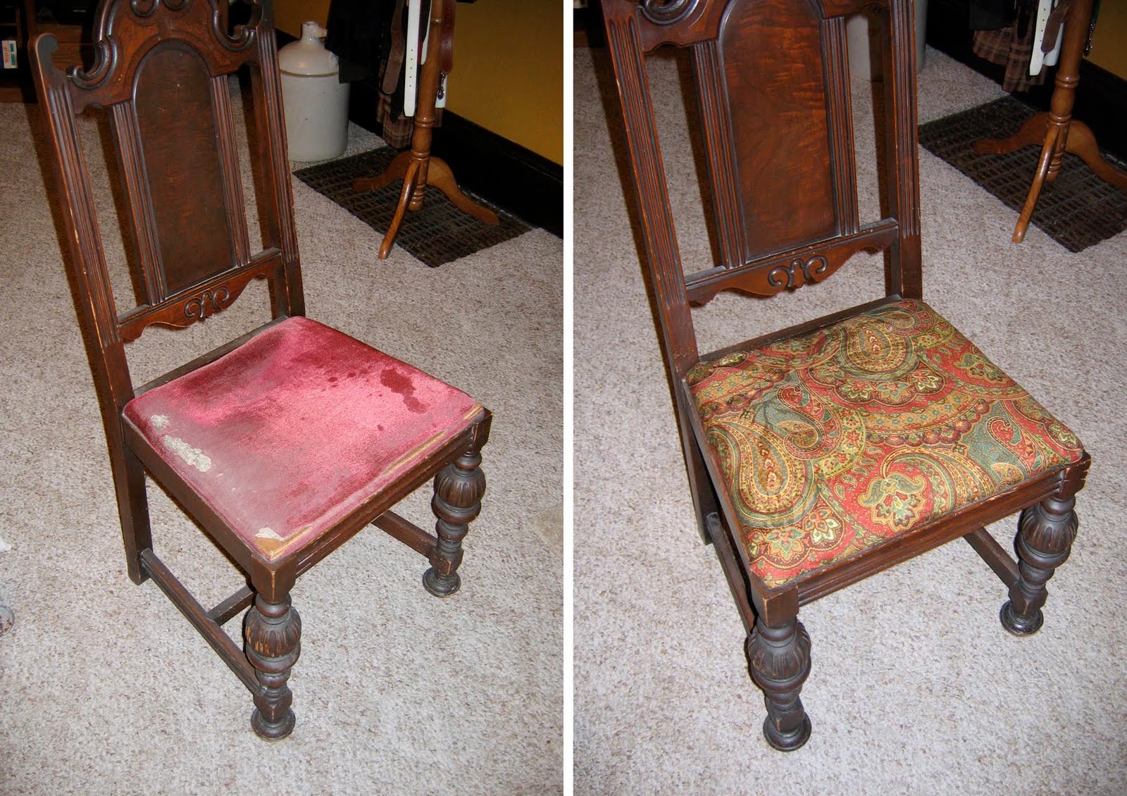 How to Reupholster a Chair (and Give Your Kitchen a New Look