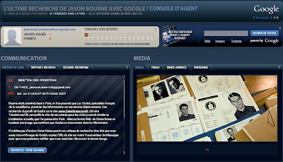 Ultime recherche de Jason Bourne avec Google