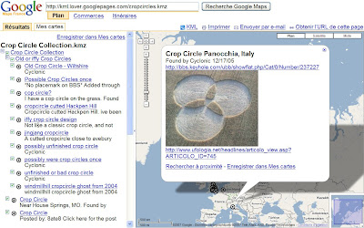 google maps crop circles