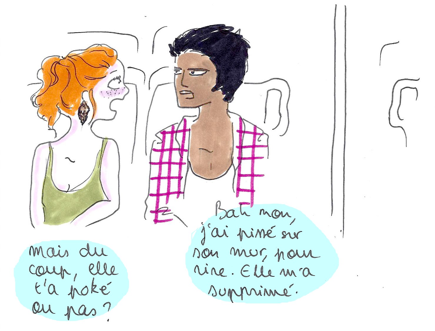 ça me fait rire de rigoler je trouve ça drôle.