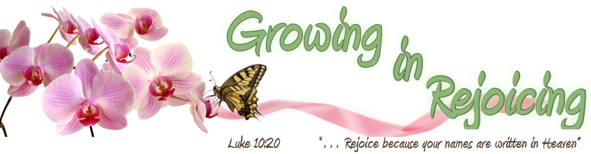Growing in Rejoicing - Luke 10:20