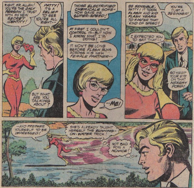Didn't Flash run across down to save his girlfriend, not ten minutes after getting his powers?  It's OK, he read comics, so he knew what he was doing...