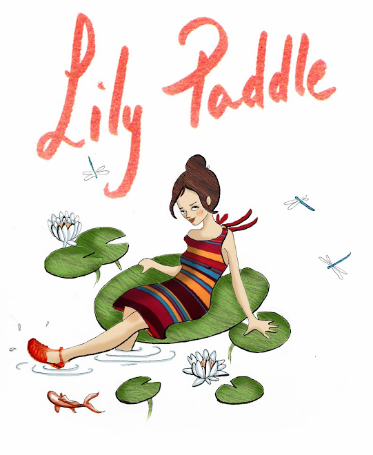 lily paddle :  illustration graphisme créations textiles et peinture