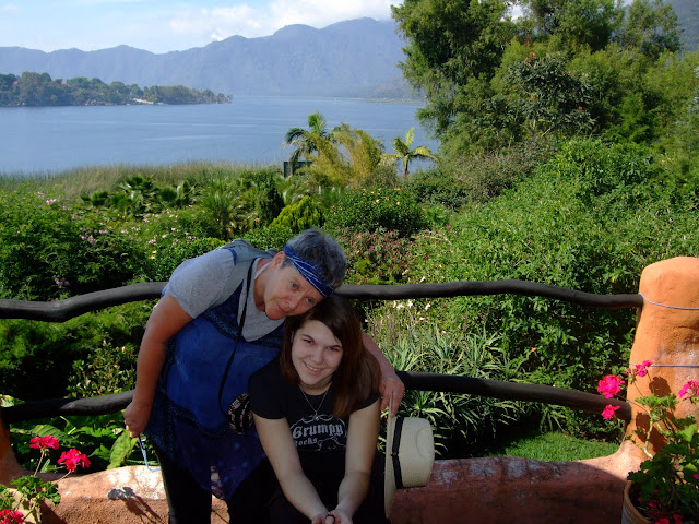 Natacha , moi et le lac