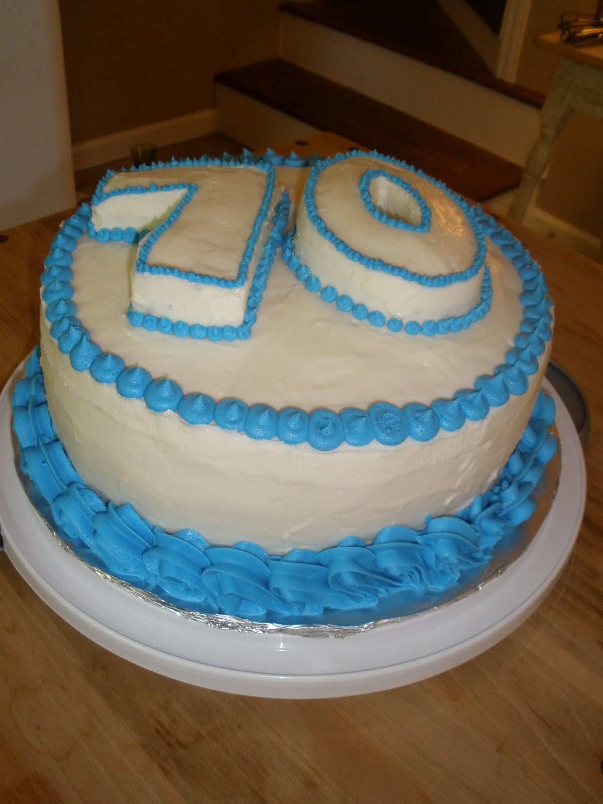 have your cake... and eat it too: 70th birthday cake