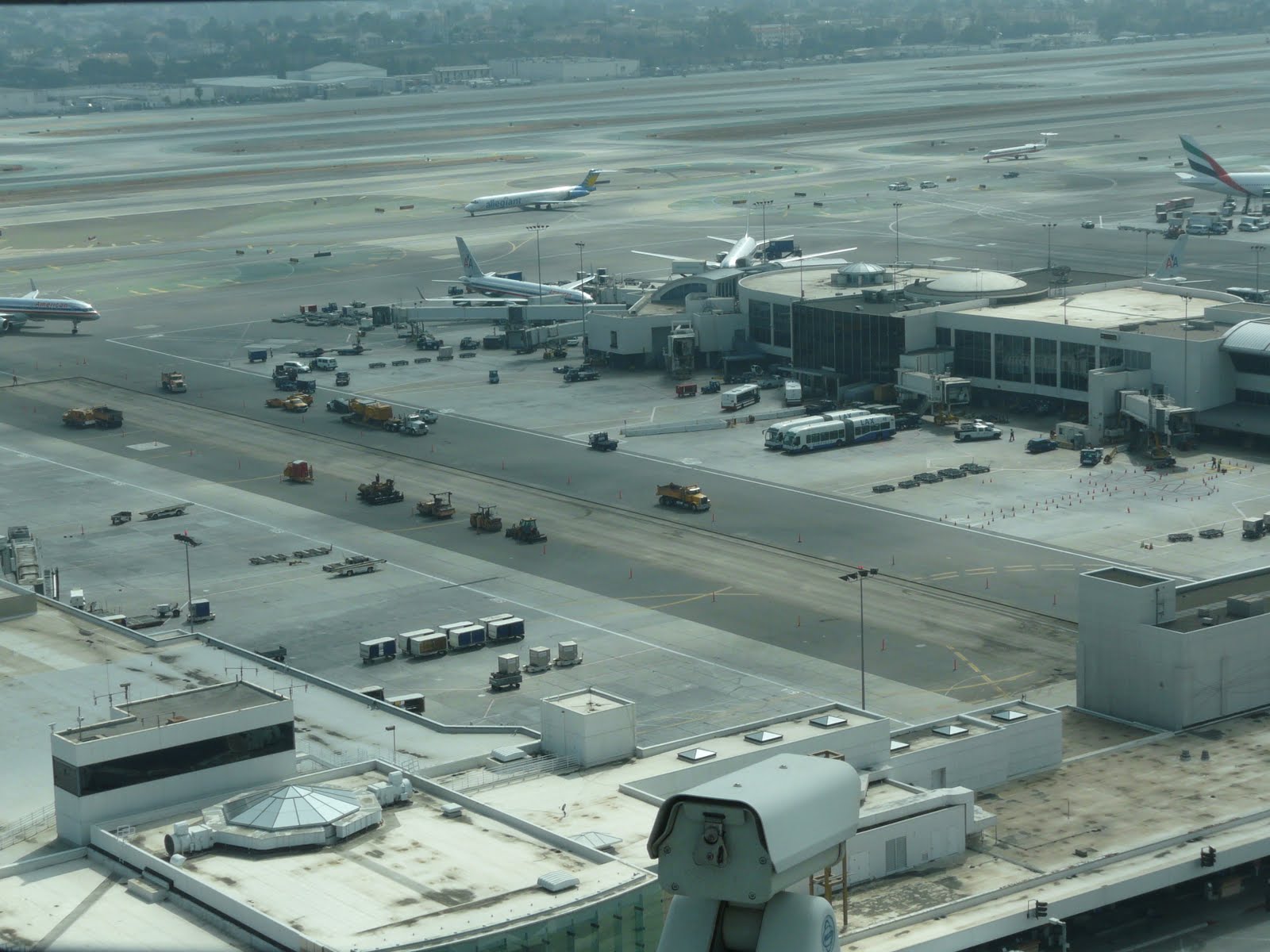 View from the control tower LAX Construction Update