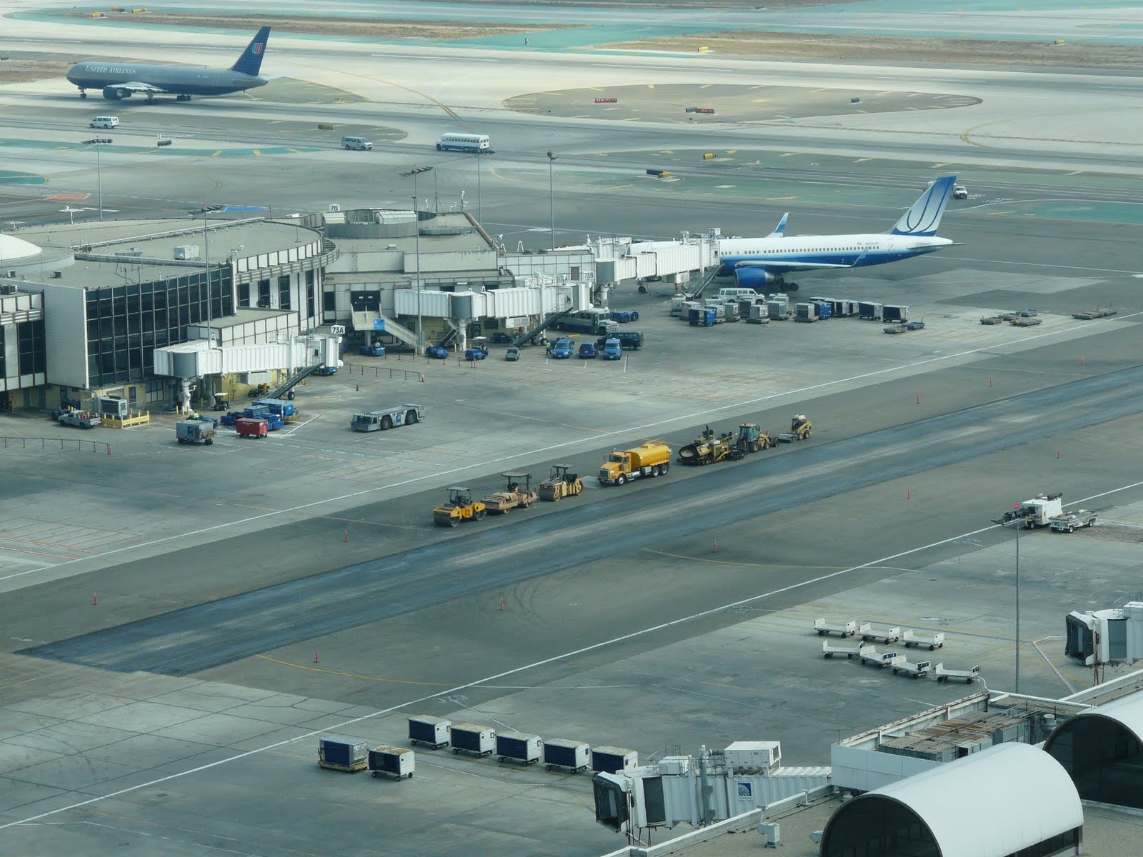 View from the control tower LAX Construction Update