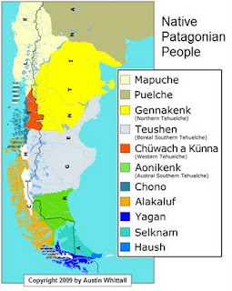 Patagonian Natives Map