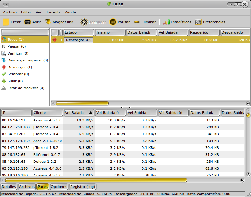 Debian Cosillas Flush ya en Español