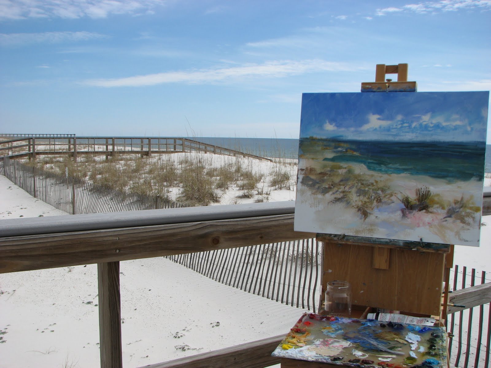 Plein Air Painting Journal: Pensacola Beach Morning